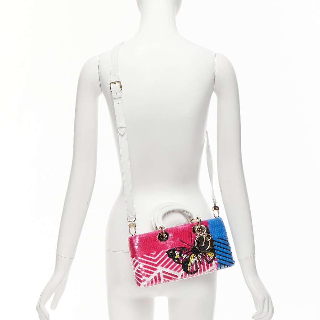Dior D-joy Pink Leather Very good - Back View