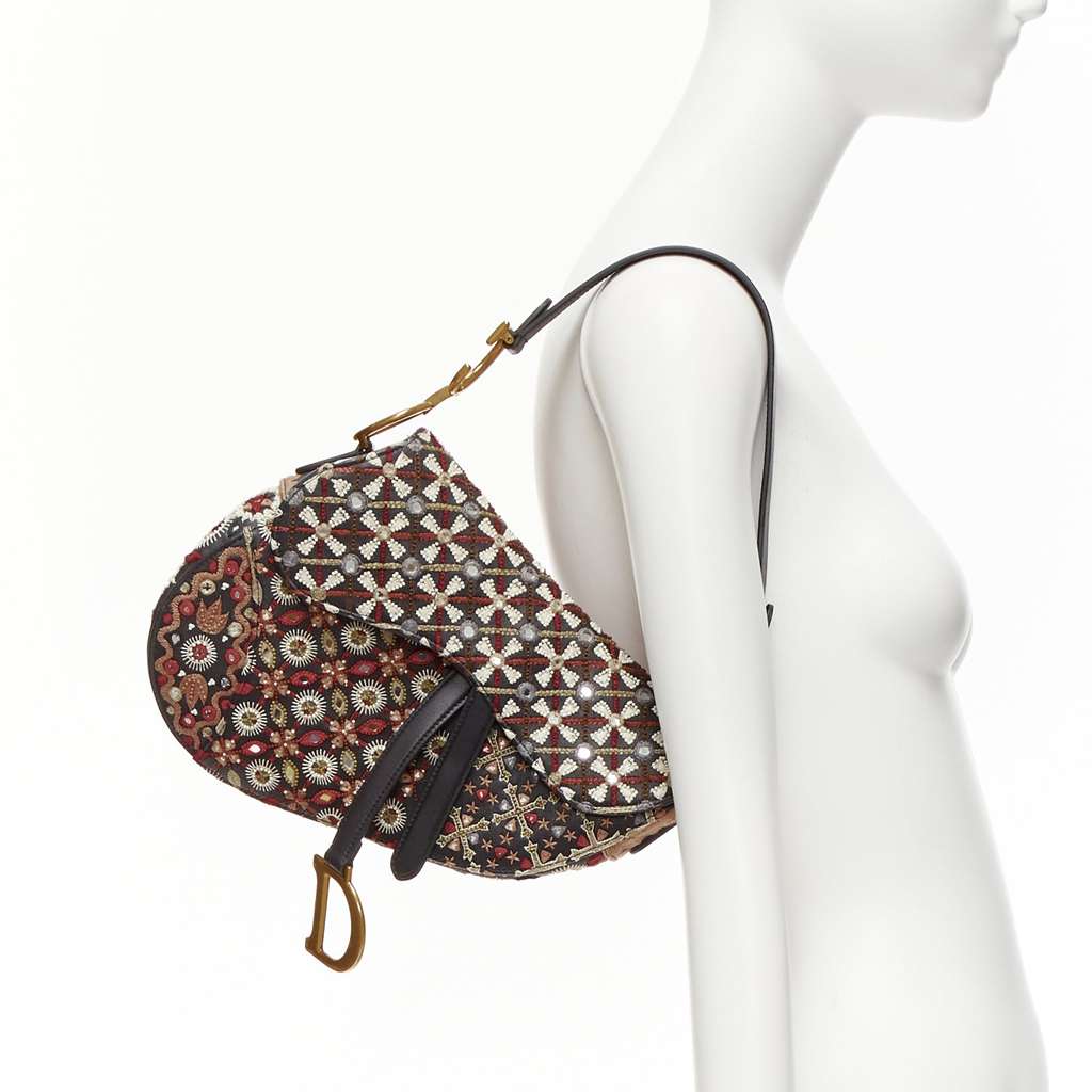 Dior Saddle MultiColor Leather Very good - Back View