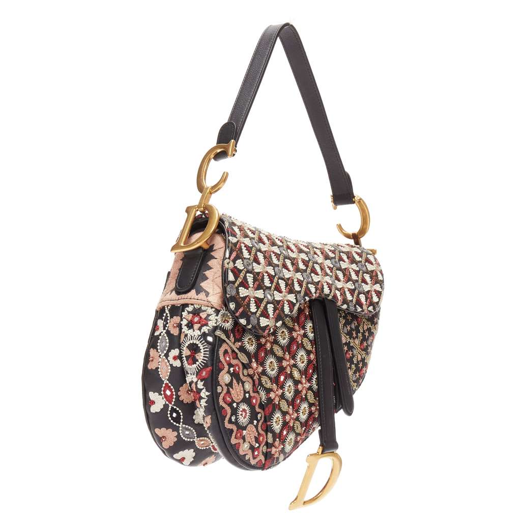 Dior Saddle MultiColor Leather Very good - Inside View