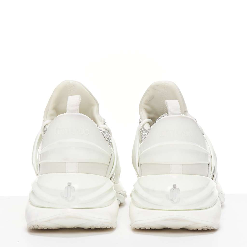Jimmy Choo Cosmos White Leather Fair - Box View