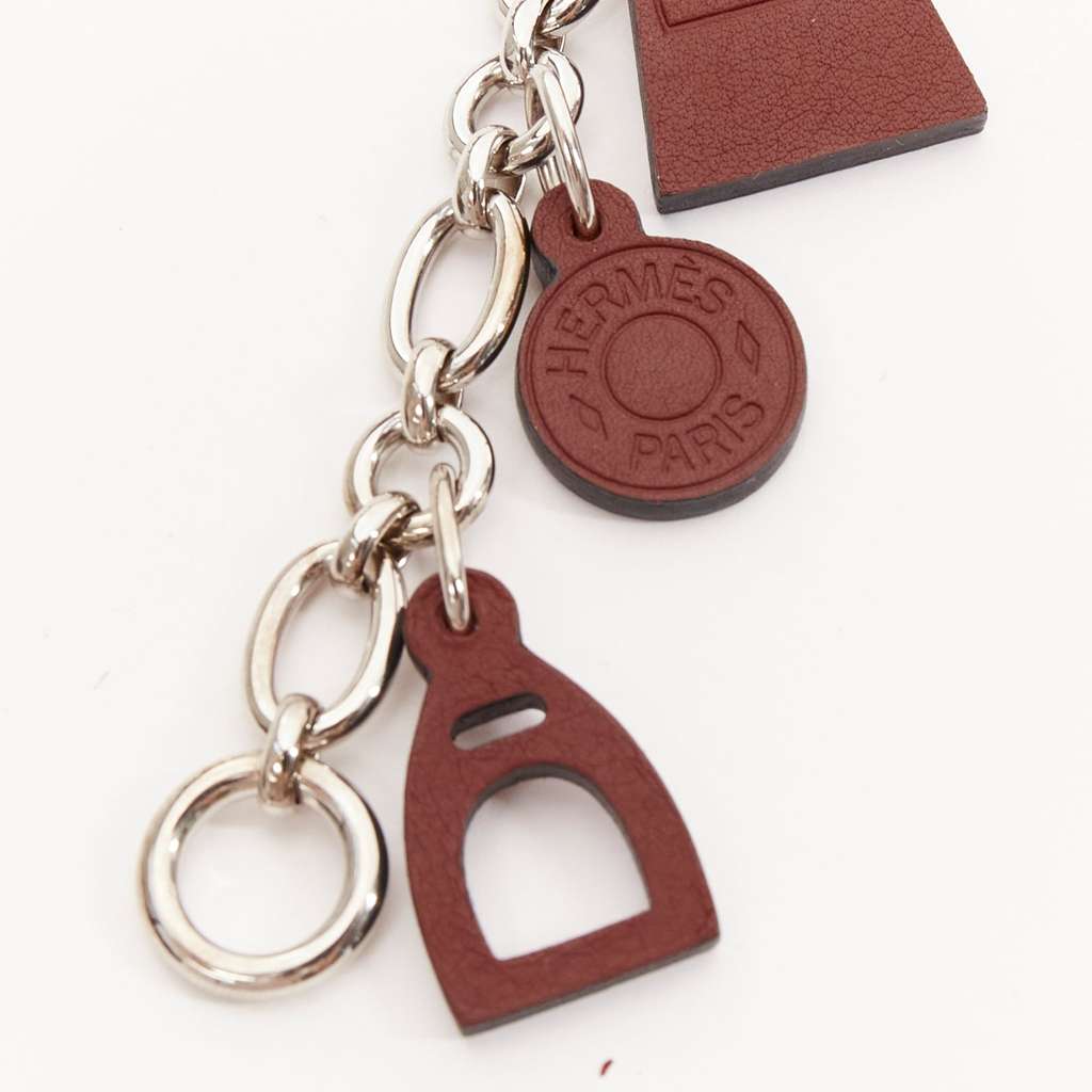 Hermès Breloque Olga Amulet Brown Leather Very good - Inside View