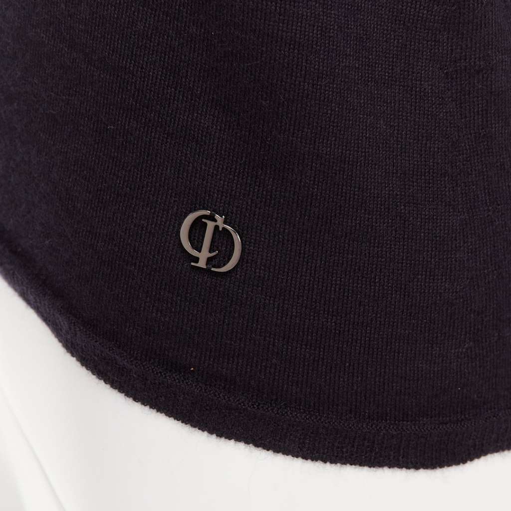 Dior Cashmere Knit Vest Black Cashmere Very good - Back View
