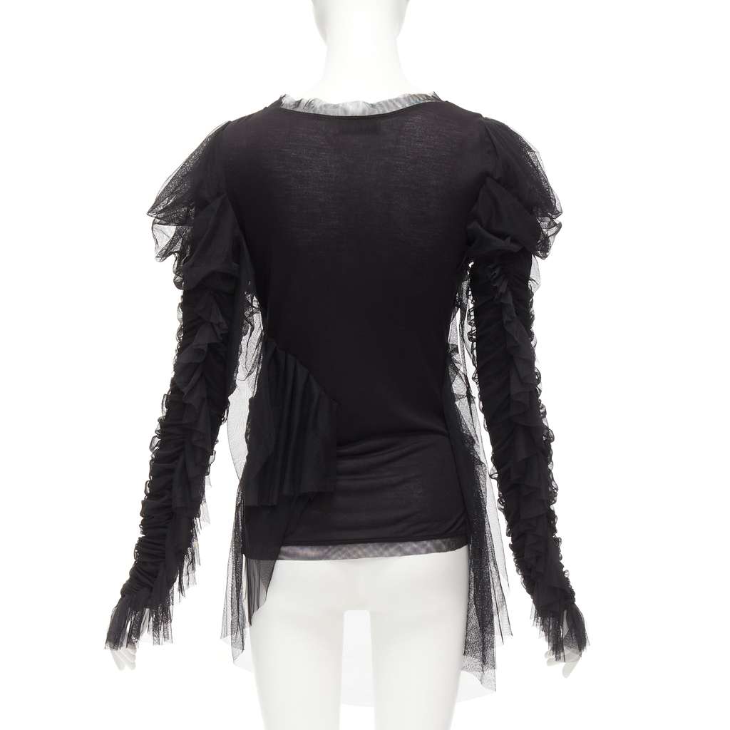 Faith Connexion Mesh Chain Top Black Viscose Never worn - Box View