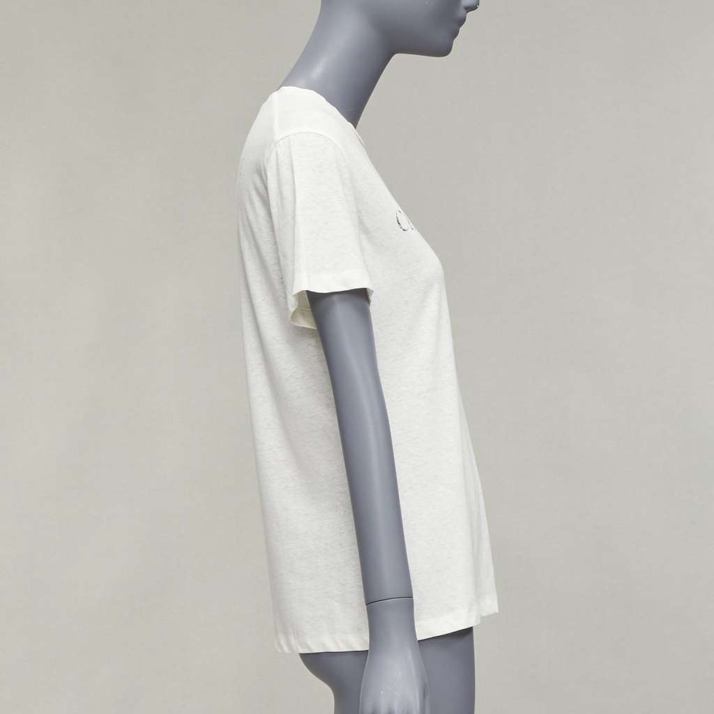 Dior Together Apart Tee Beige Cotton Never worn - Model View