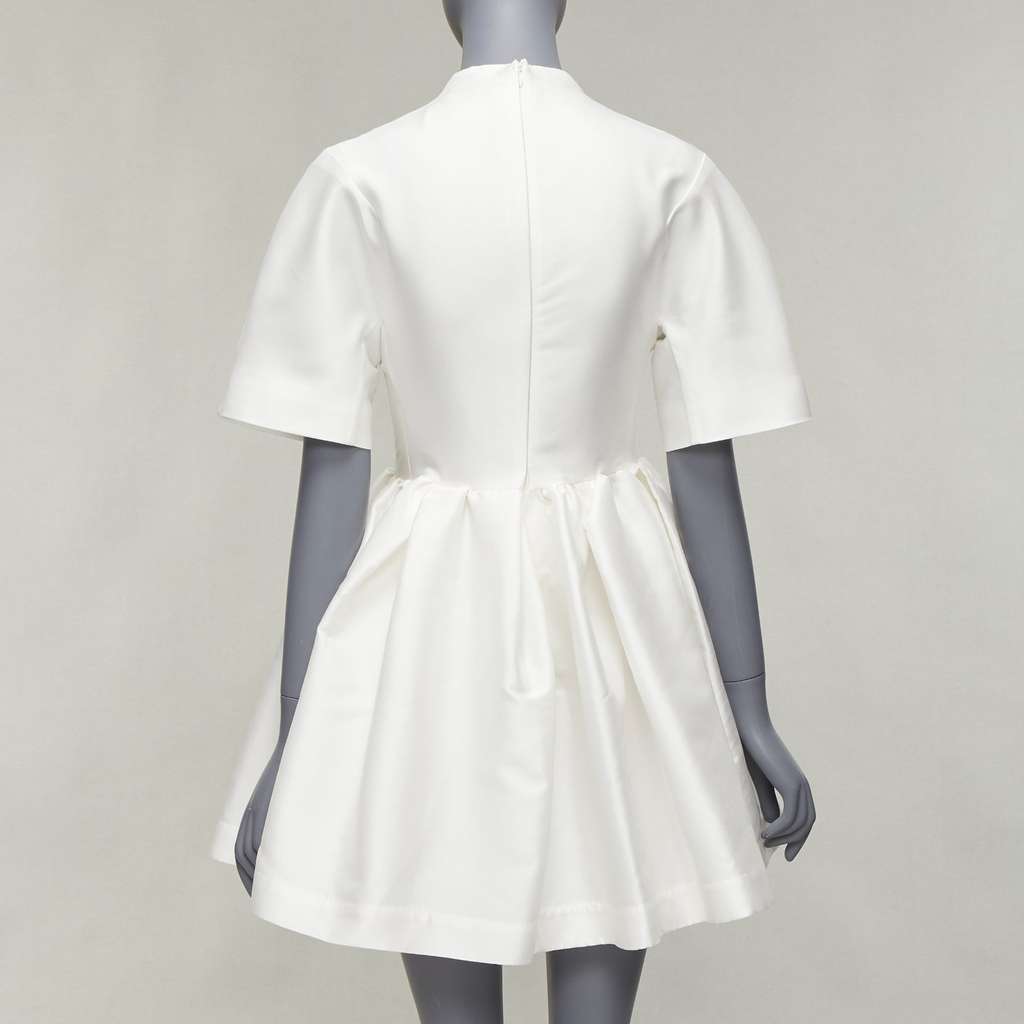 Marques Almeida Darted Cocktail Dress White Polyester Never worn - Box View
