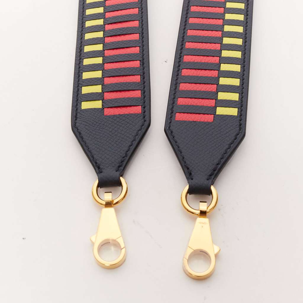 Hermès Sangle 40 Yellow Leather Never worn - Back View