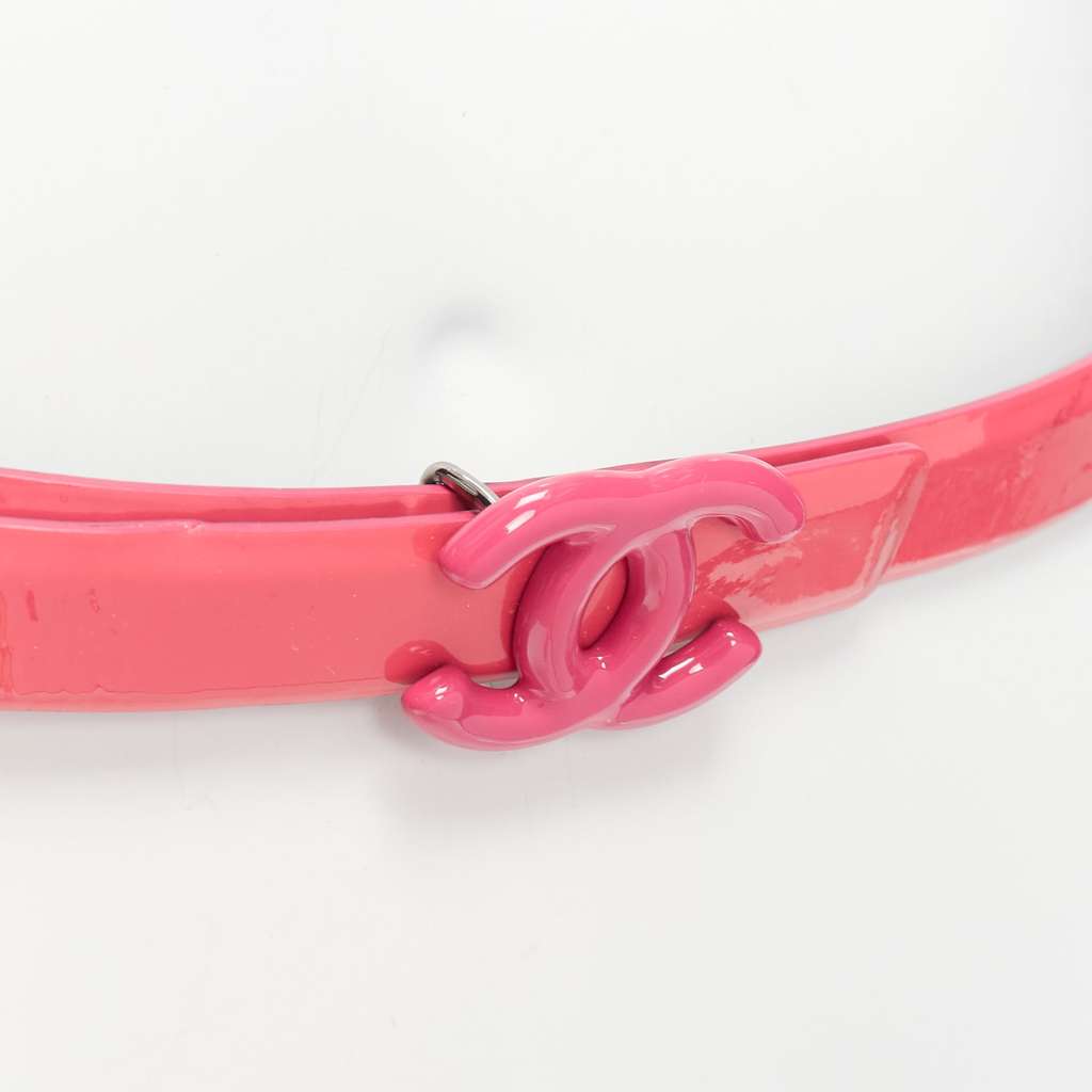Chanel Multi Chain Fringe Belt Pink Good - Back View
