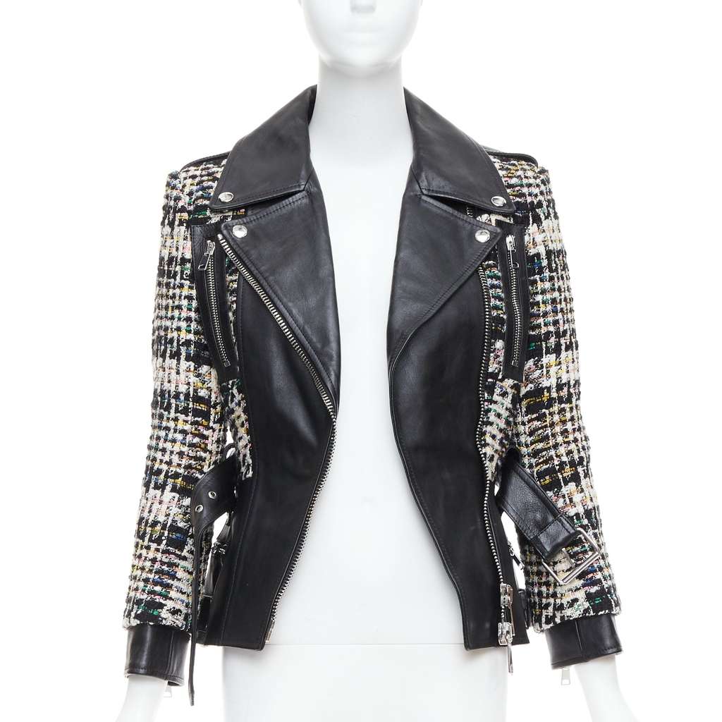 Alexander McQueen Punk Leather Biker Jacket Black Leather Very good - Inside View
