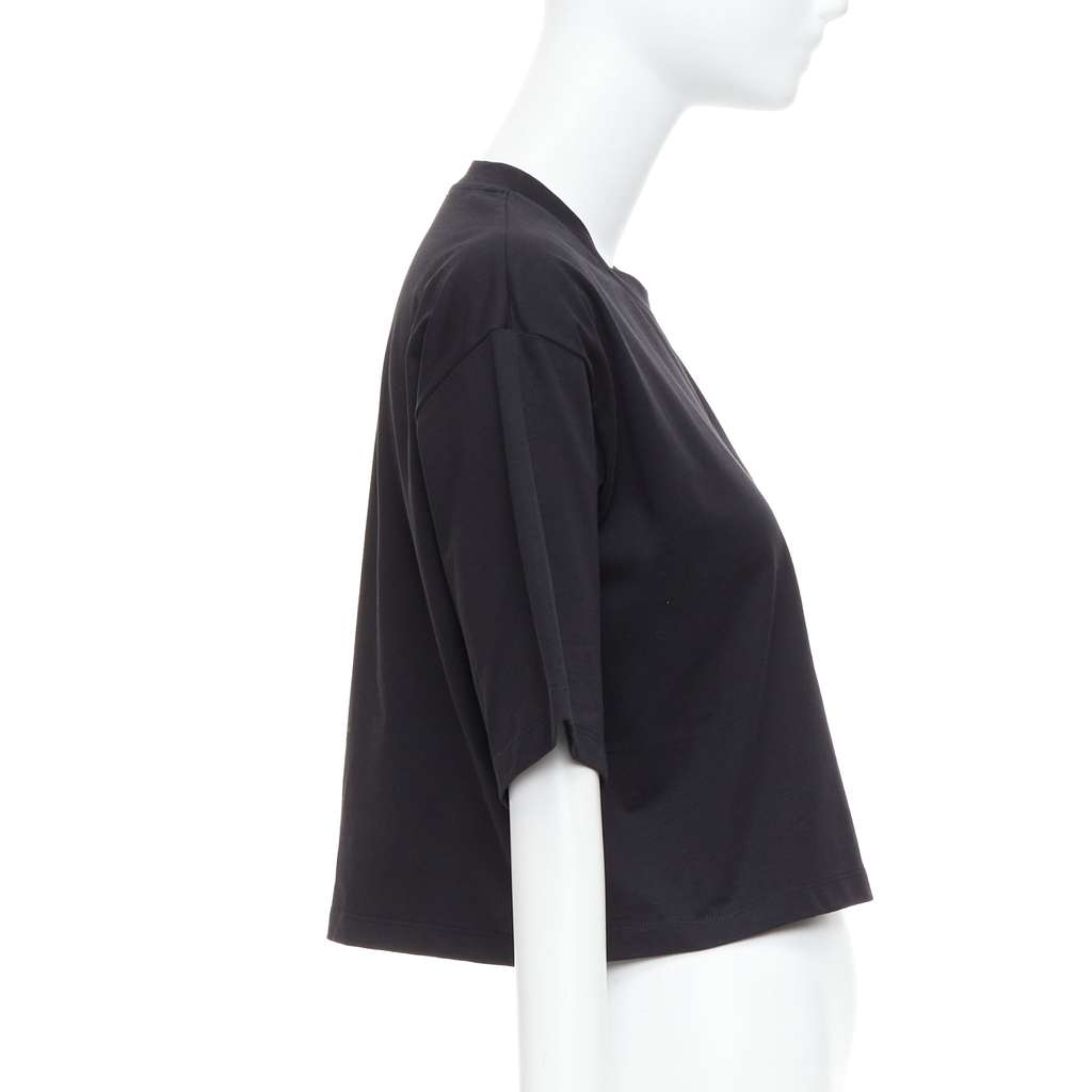 Balmain Chain Brooch Shirt Black Cotton Never worn - Model View
