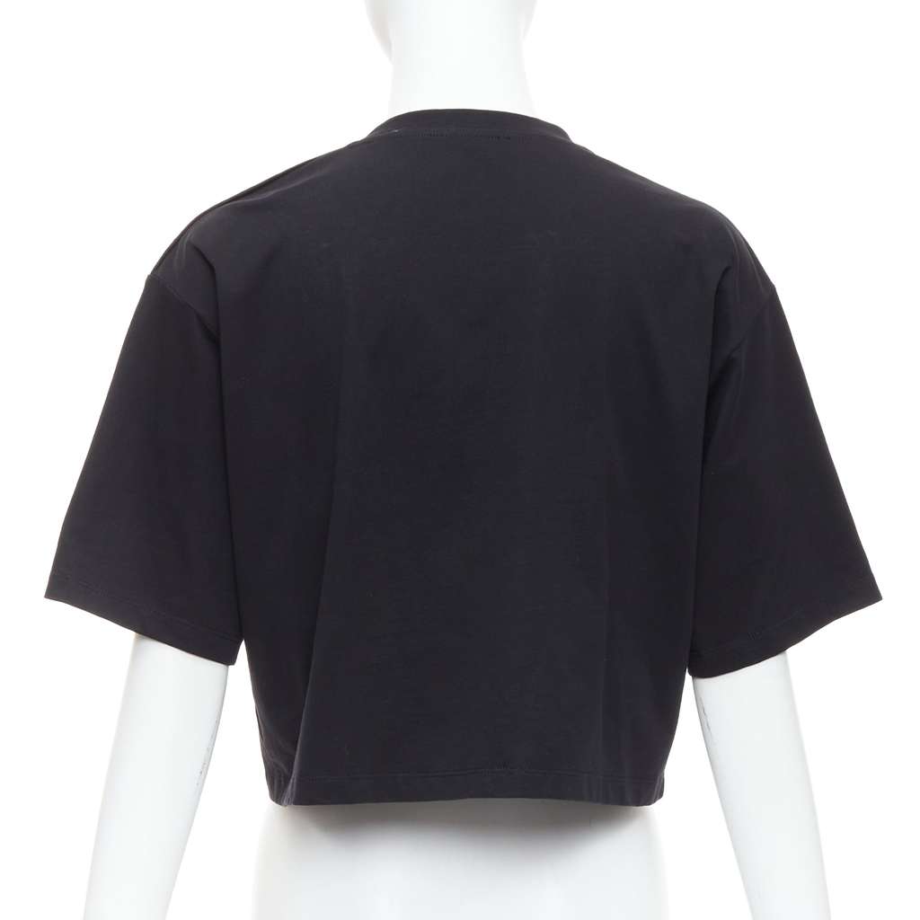 Balmain Chain Brooch Shirt Black Cotton Never worn - Box View