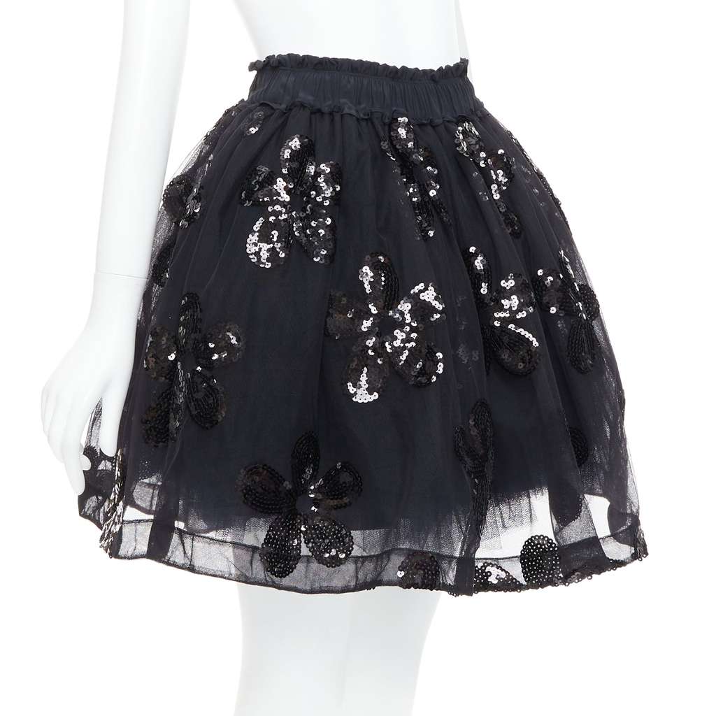 Simone Rocha Floral Tutu Skirt Black Never worn - Inside View
