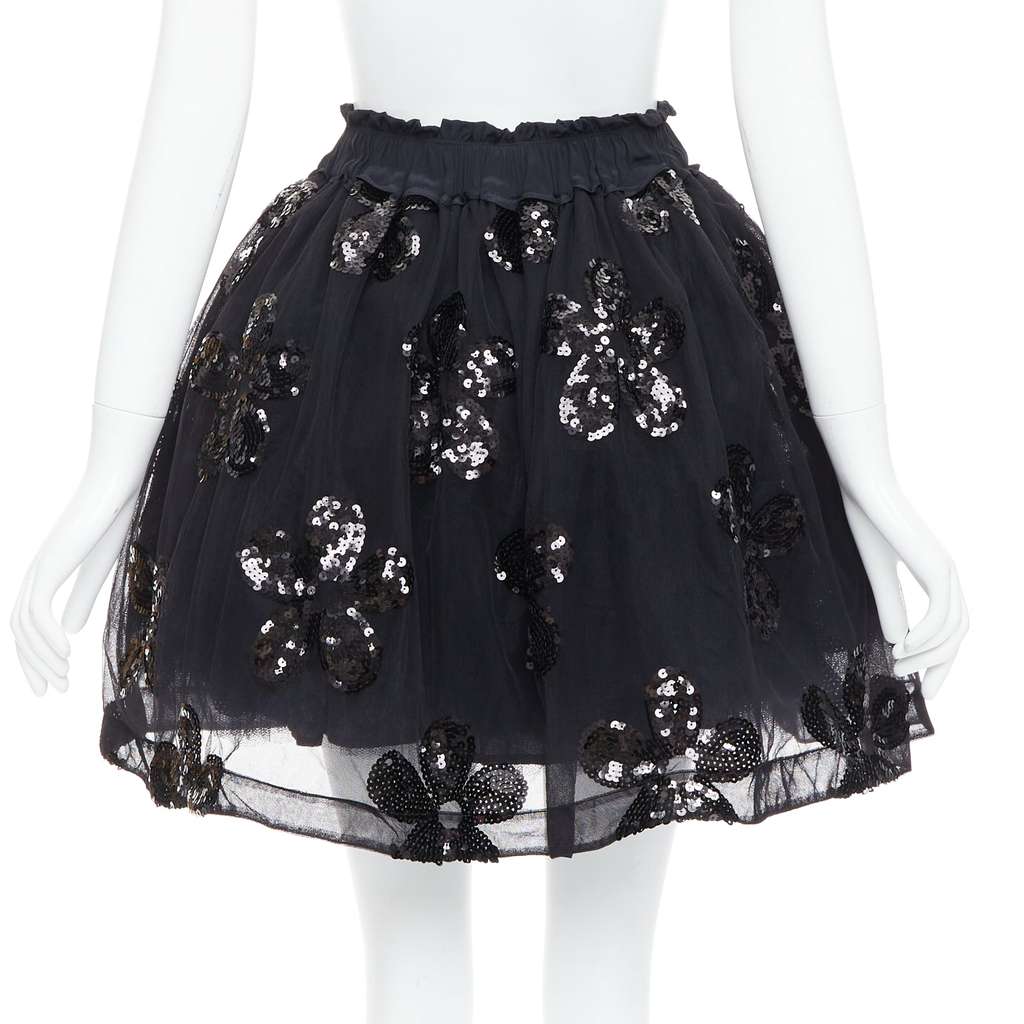 Simone Rocha Floral Tutu Skirt Black Never worn - Box View