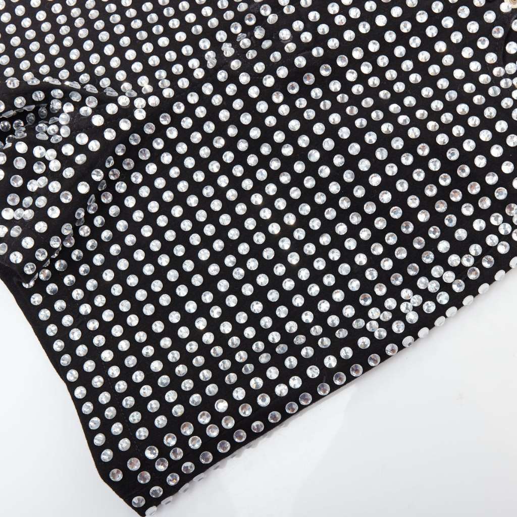 LOULOU STUDIO Crystal Cotton Shorts Black Cotton Never worn - Inside View