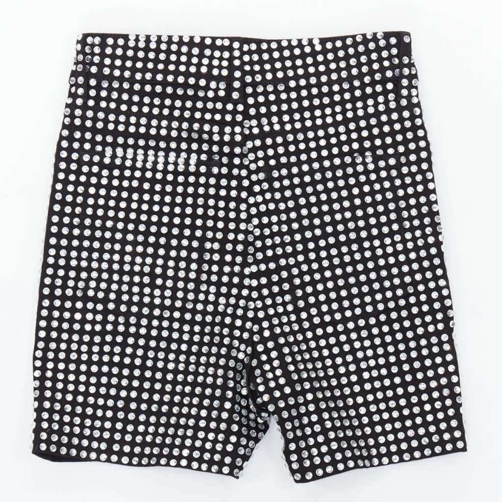 LOULOU STUDIO Crystal Cotton Shorts Black Cotton Never worn - Model View