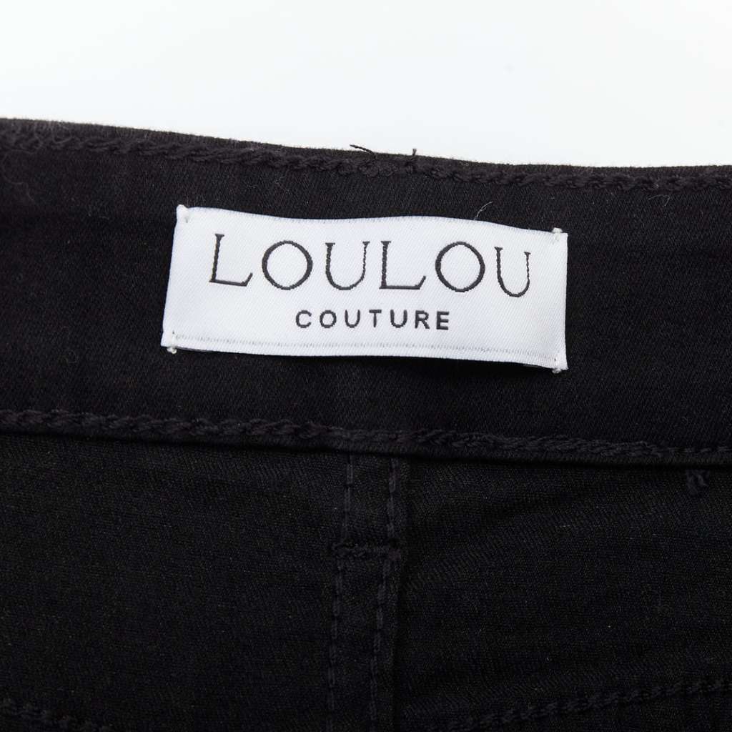 LOULOU STUDIO Crystal Cotton Shorts Black Cotton Never worn - Box View