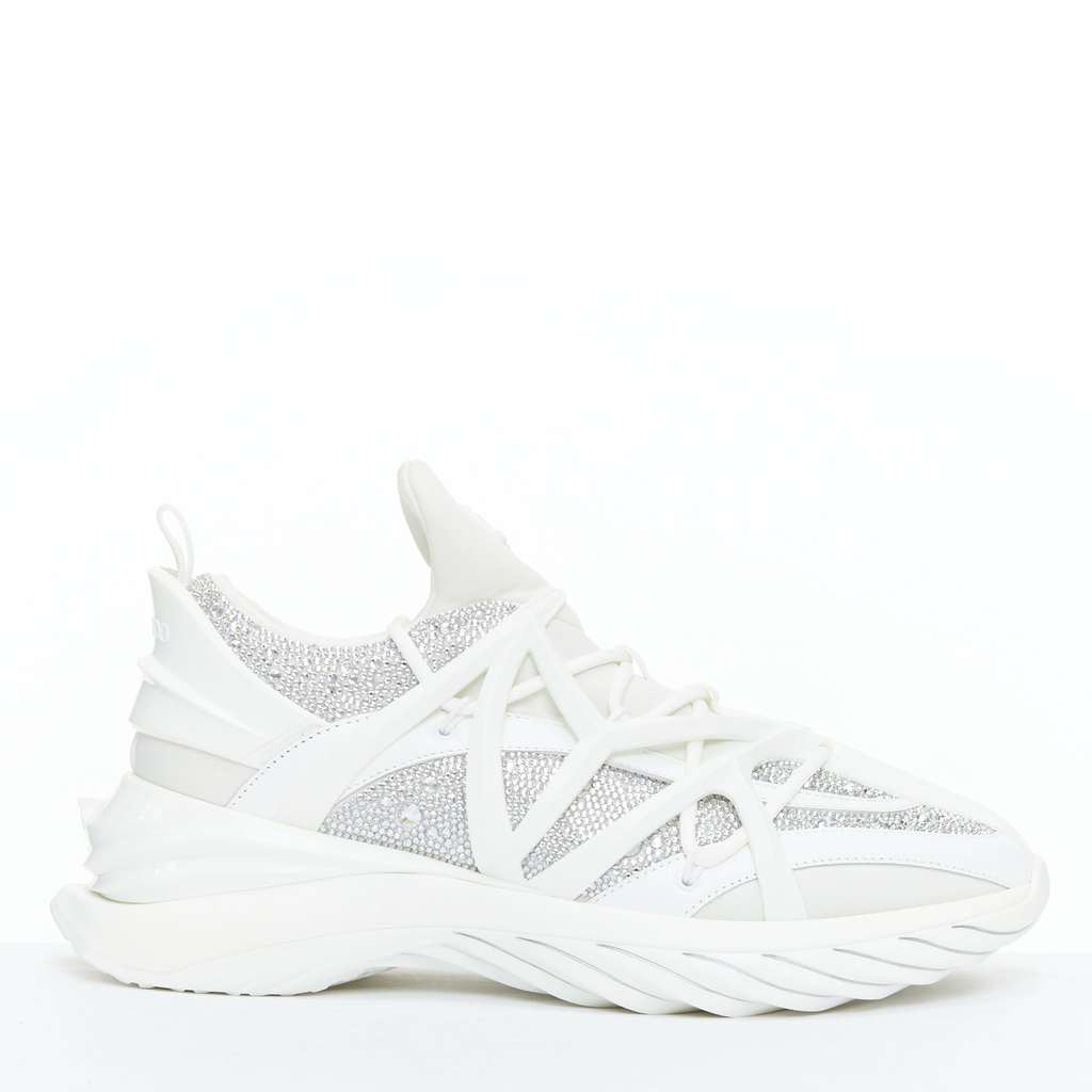 Jimmy Choo Cosmos White Rubber Never worn - Front View