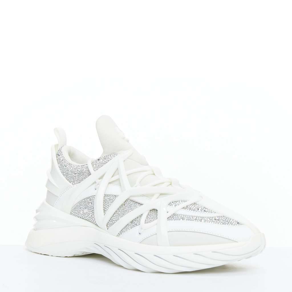 Jimmy Choo Cosmos White Rubber Never worn - Back View