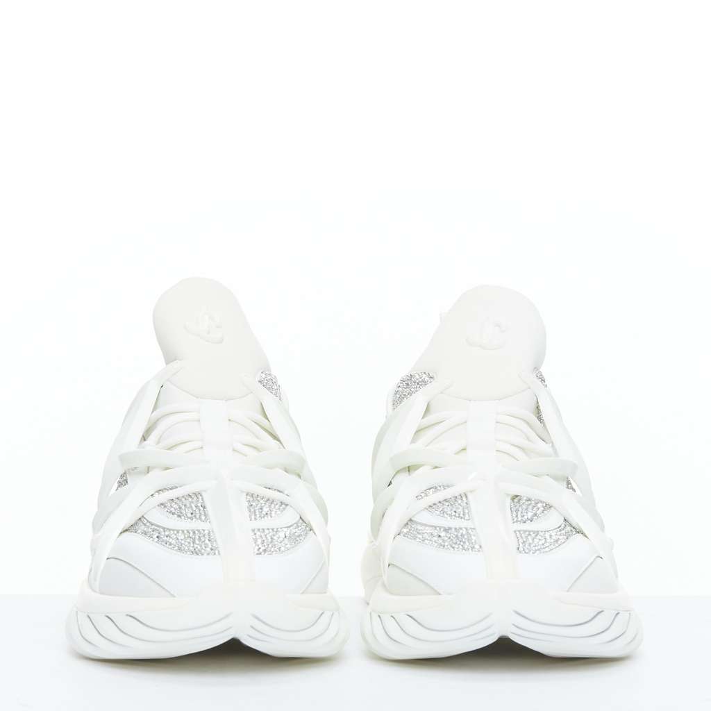 Jimmy Choo Cosmos White Rubber Never worn - Inside View