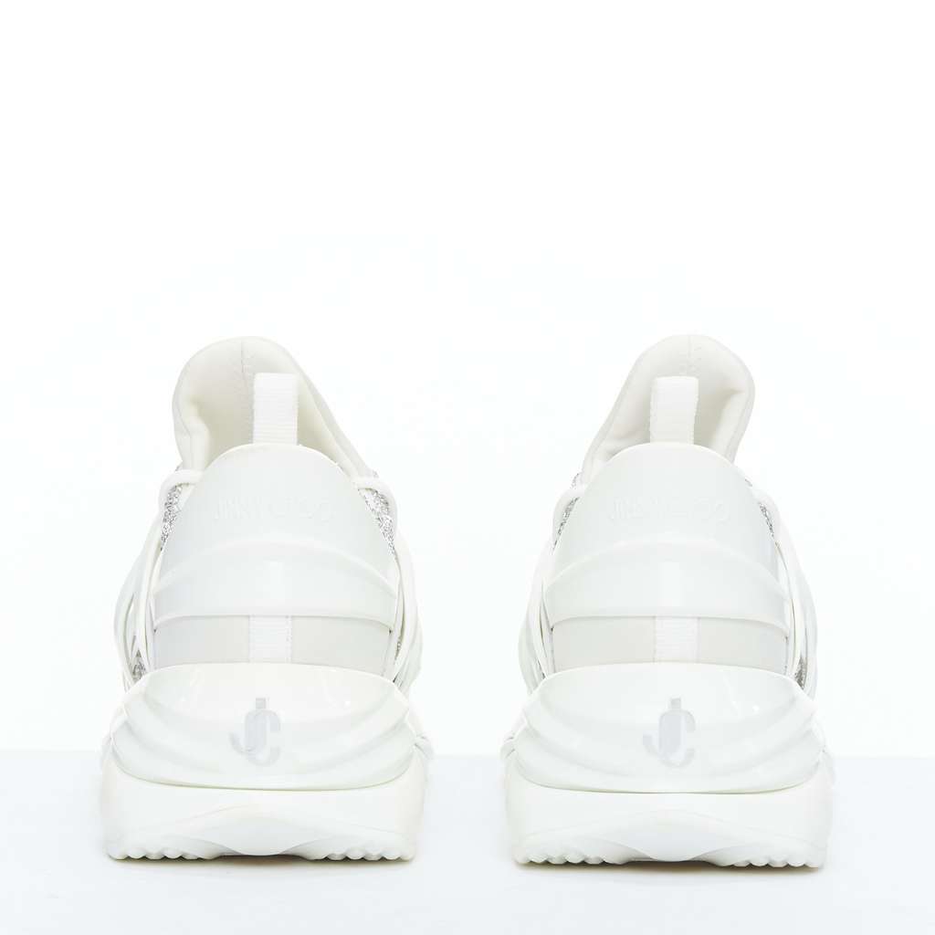 Jimmy Choo Cosmos White Rubber Never worn - Box View