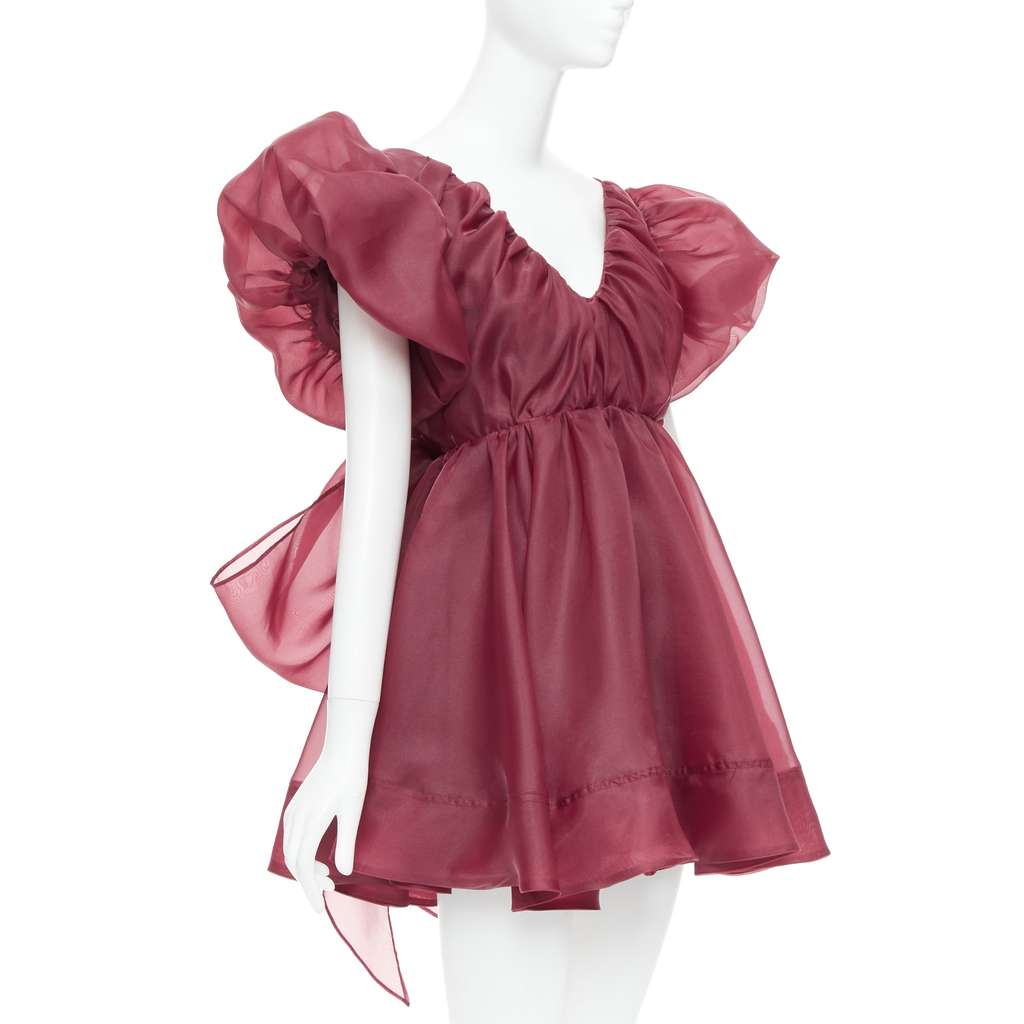 Aje Greta Burgundy Polyester Very good - Inside View