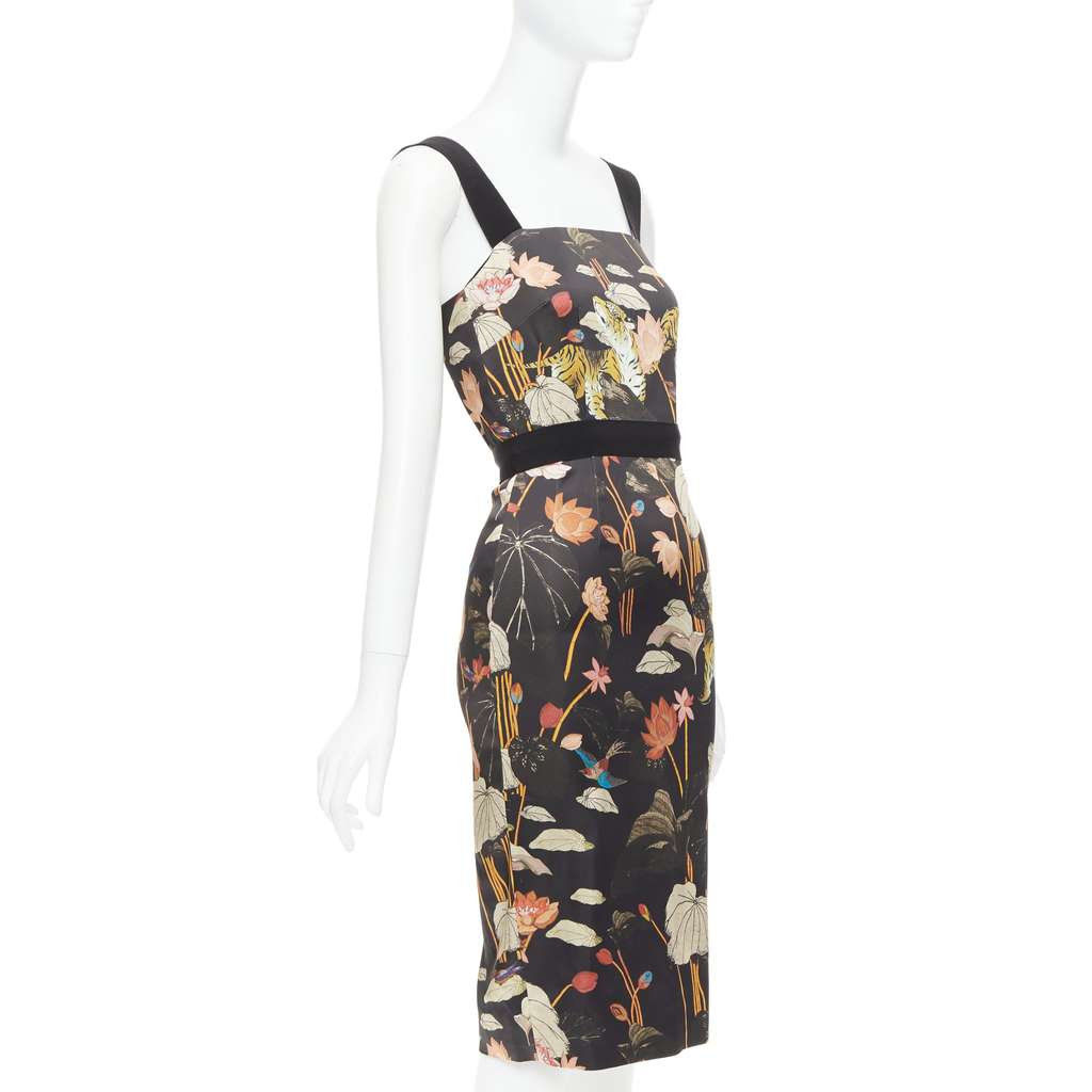 Etro Tiger Print Dress Black Very good - Inside View
