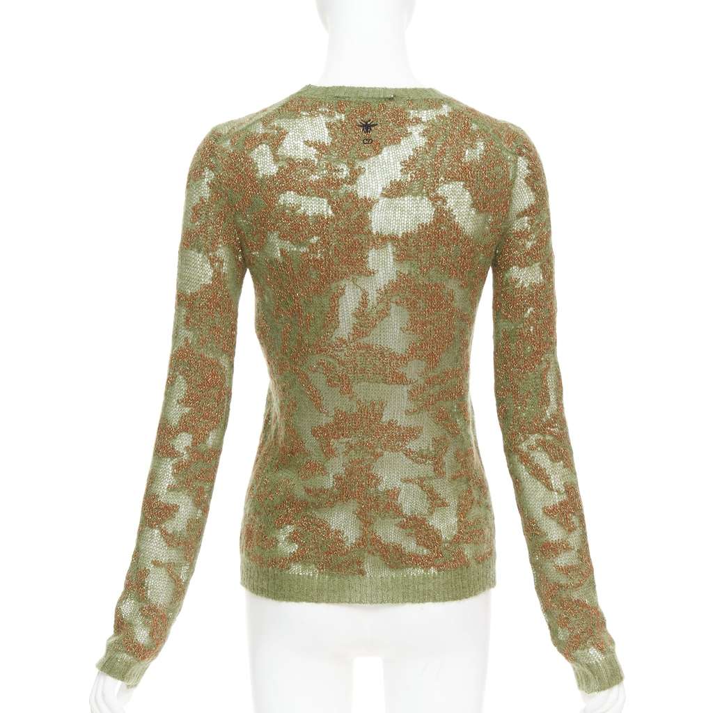 Dior Brocart Green Cashmere Very good - Box View