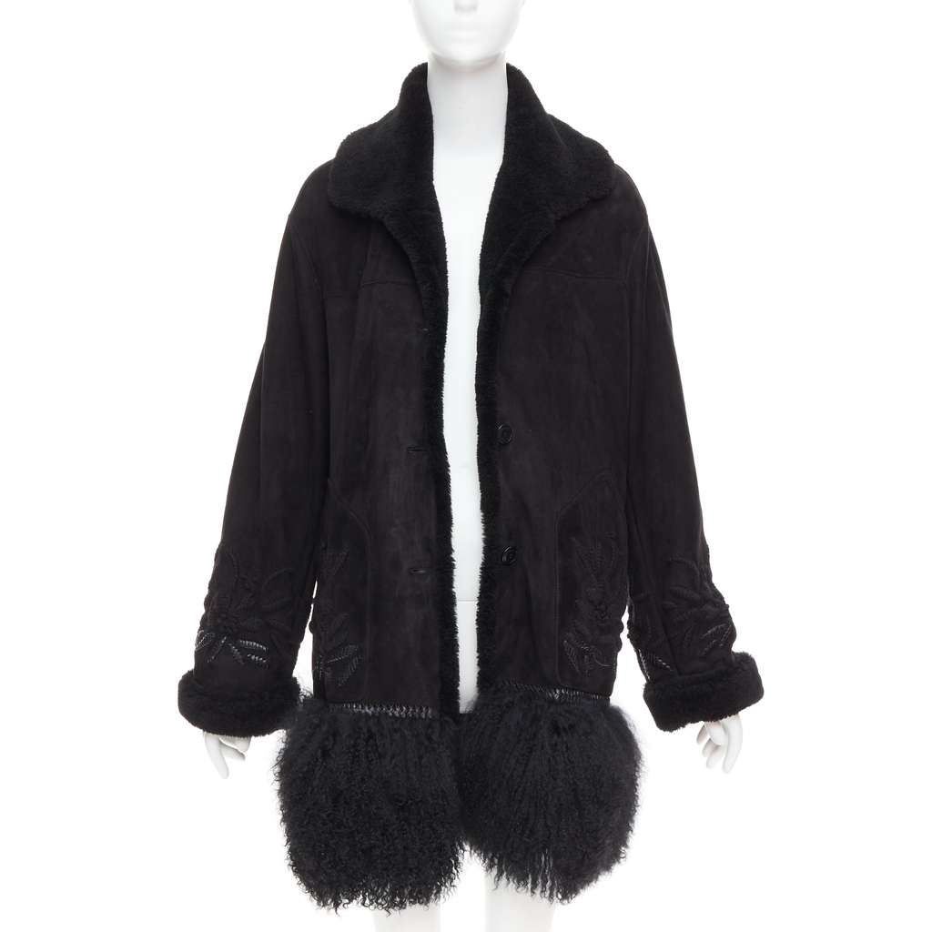 Ermanno Scervino D450D711LRSHMNFP Black Fur Very good condition - Front View