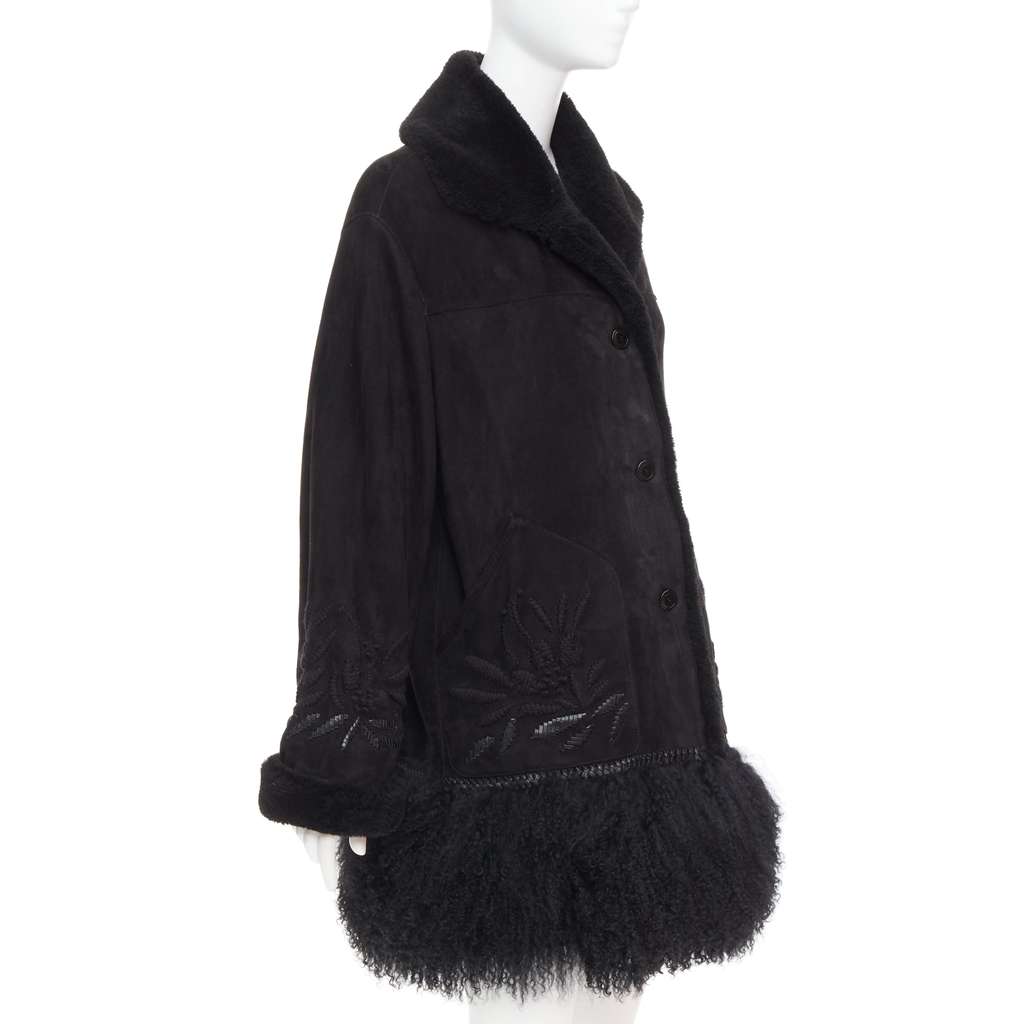 Ermanno Scervino D450D711LRSHMNFP Black Fur Very good condition - Model View