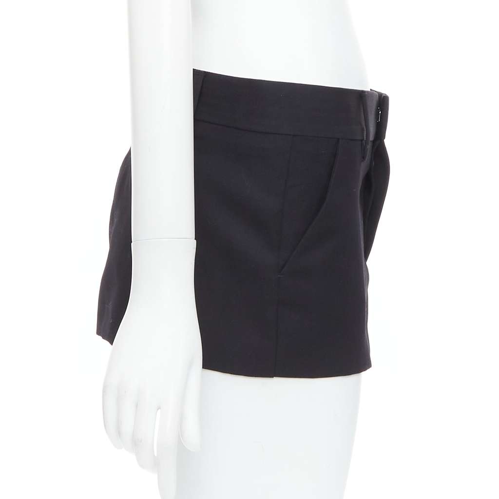 Dsquared2 Micro Wool Skirt Black Wool Very good condition - Model View