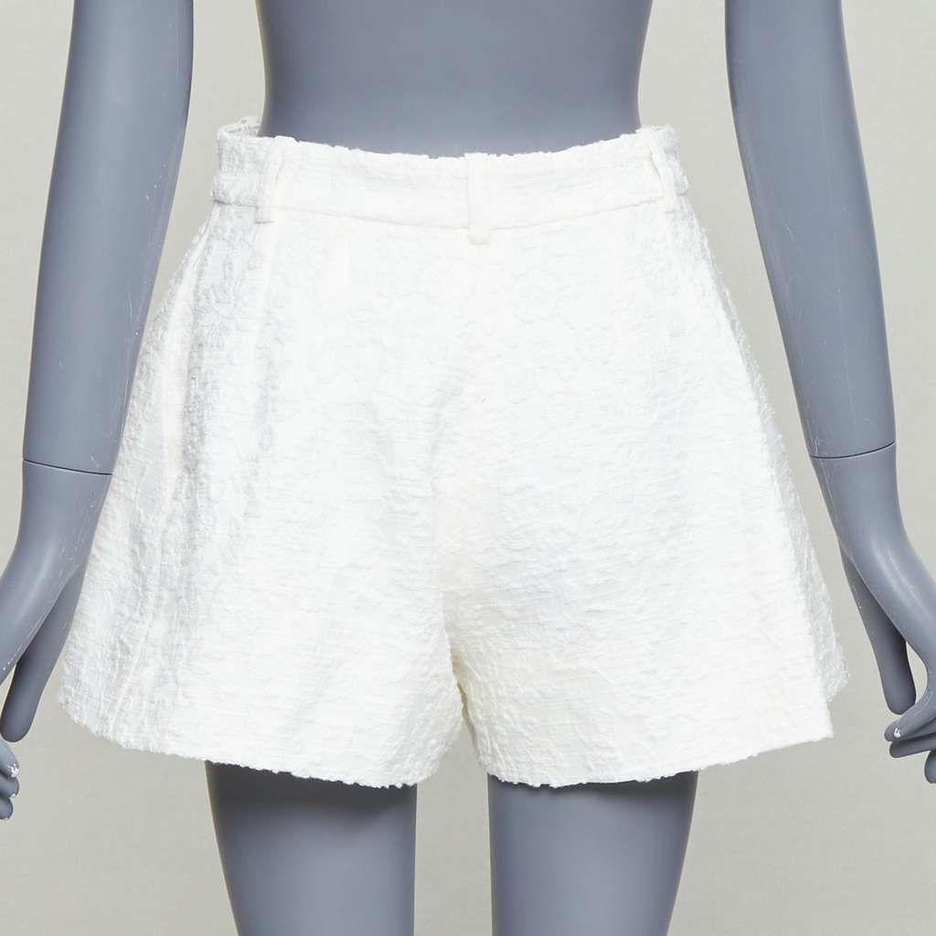The Mannei Floral Flare Shorts Beige Cotton Very good - Box View