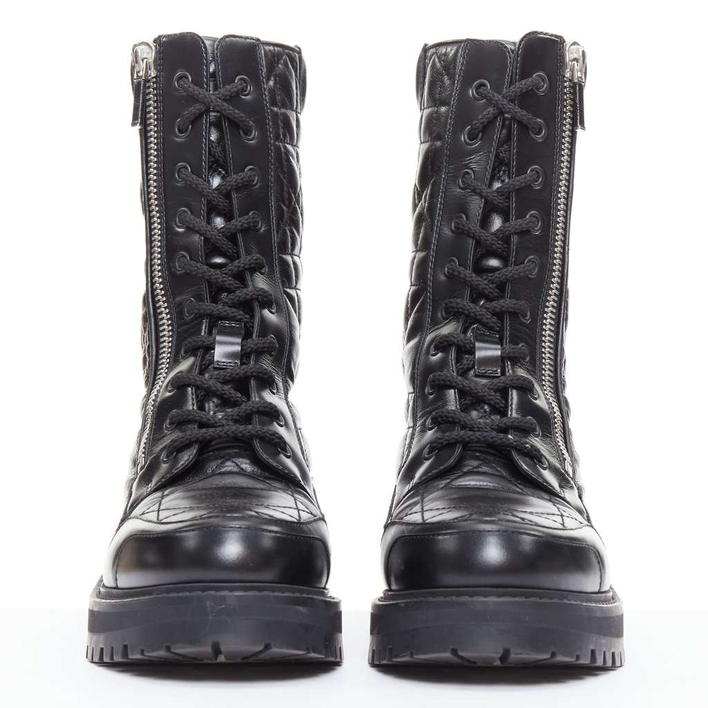 Dior D-Leader Black Leather Very good condition - Inside View
