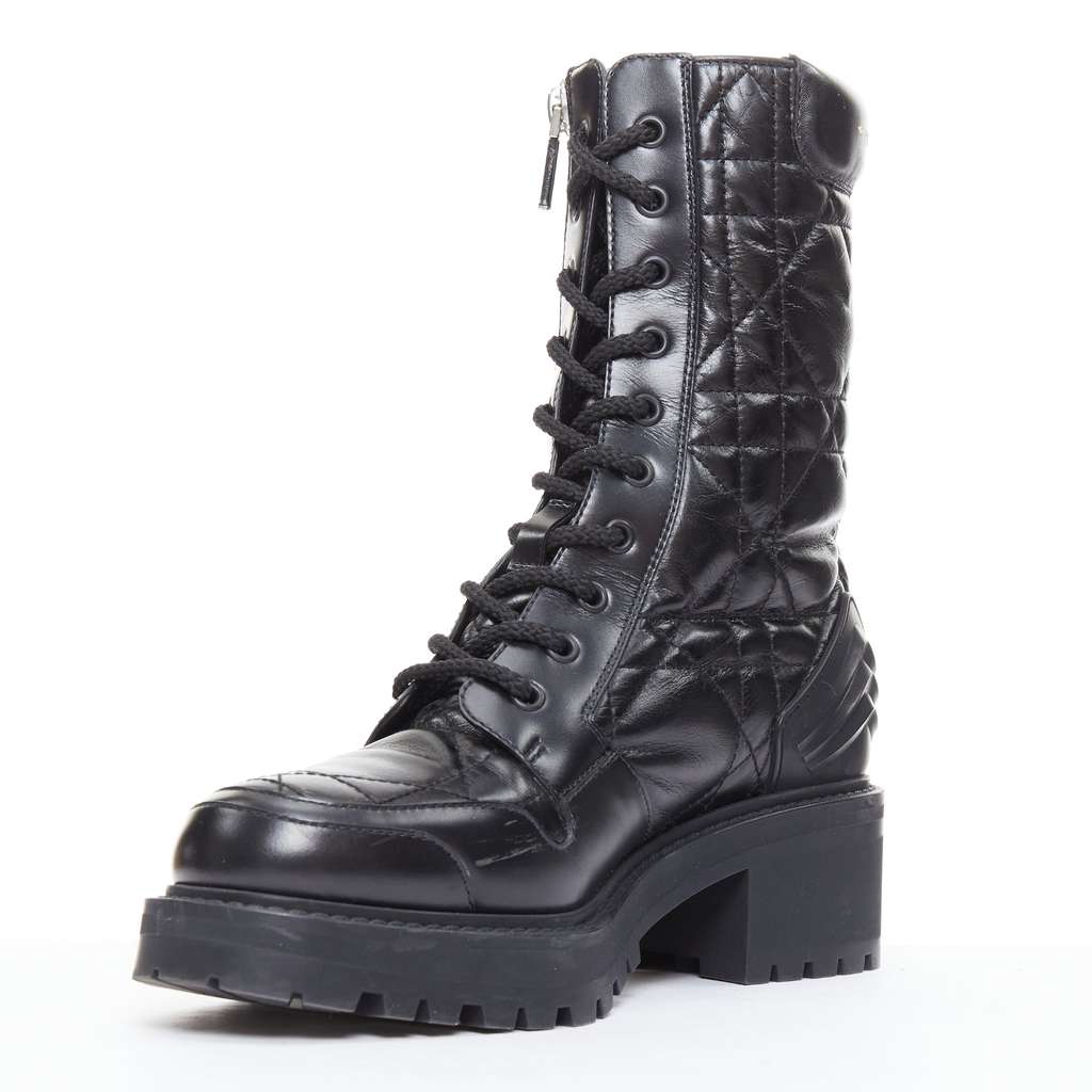 Dior D-Leader Black Leather Very good condition - Model View