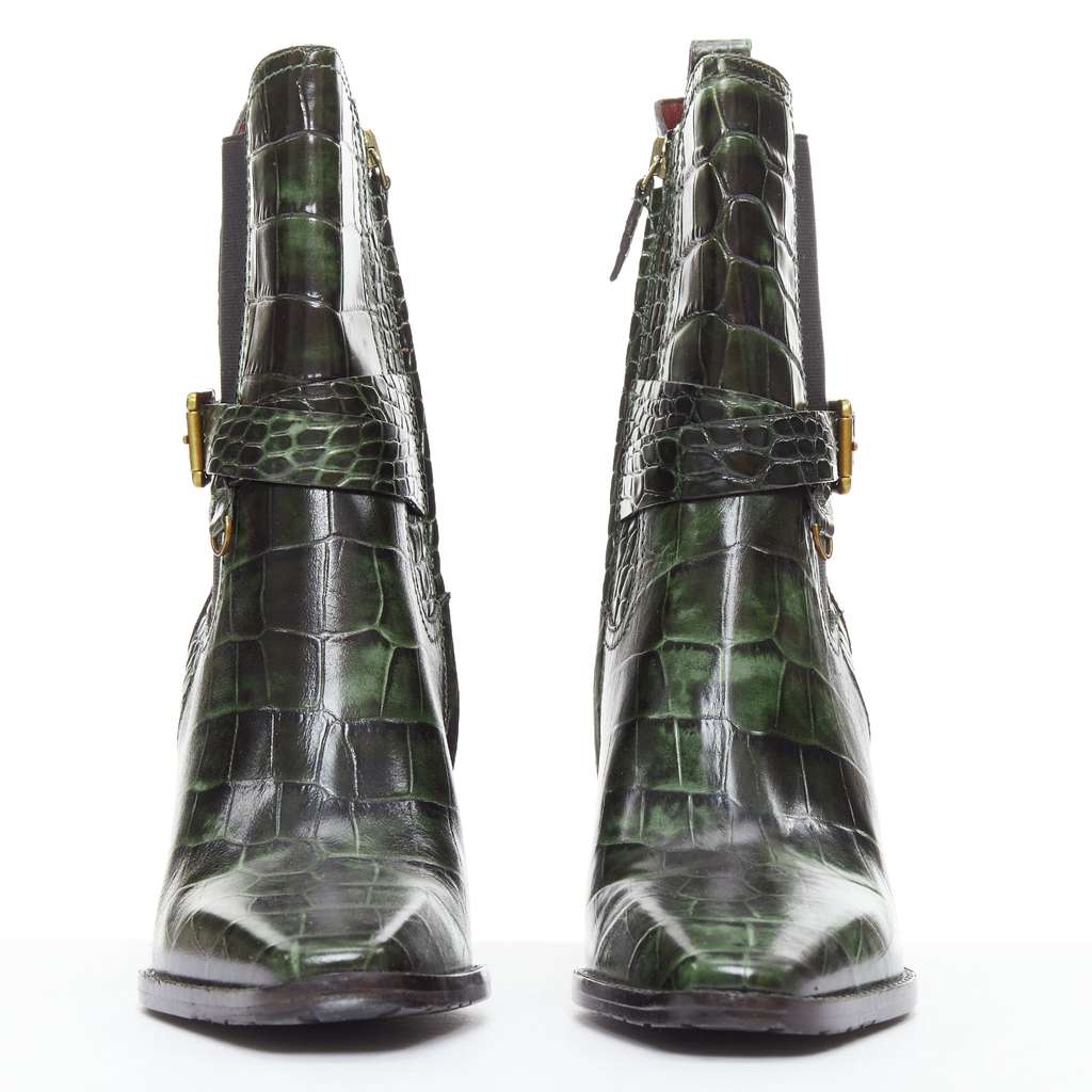 Sies Marjan Naomy 15BEC014 Green Leather Very good - Inside View