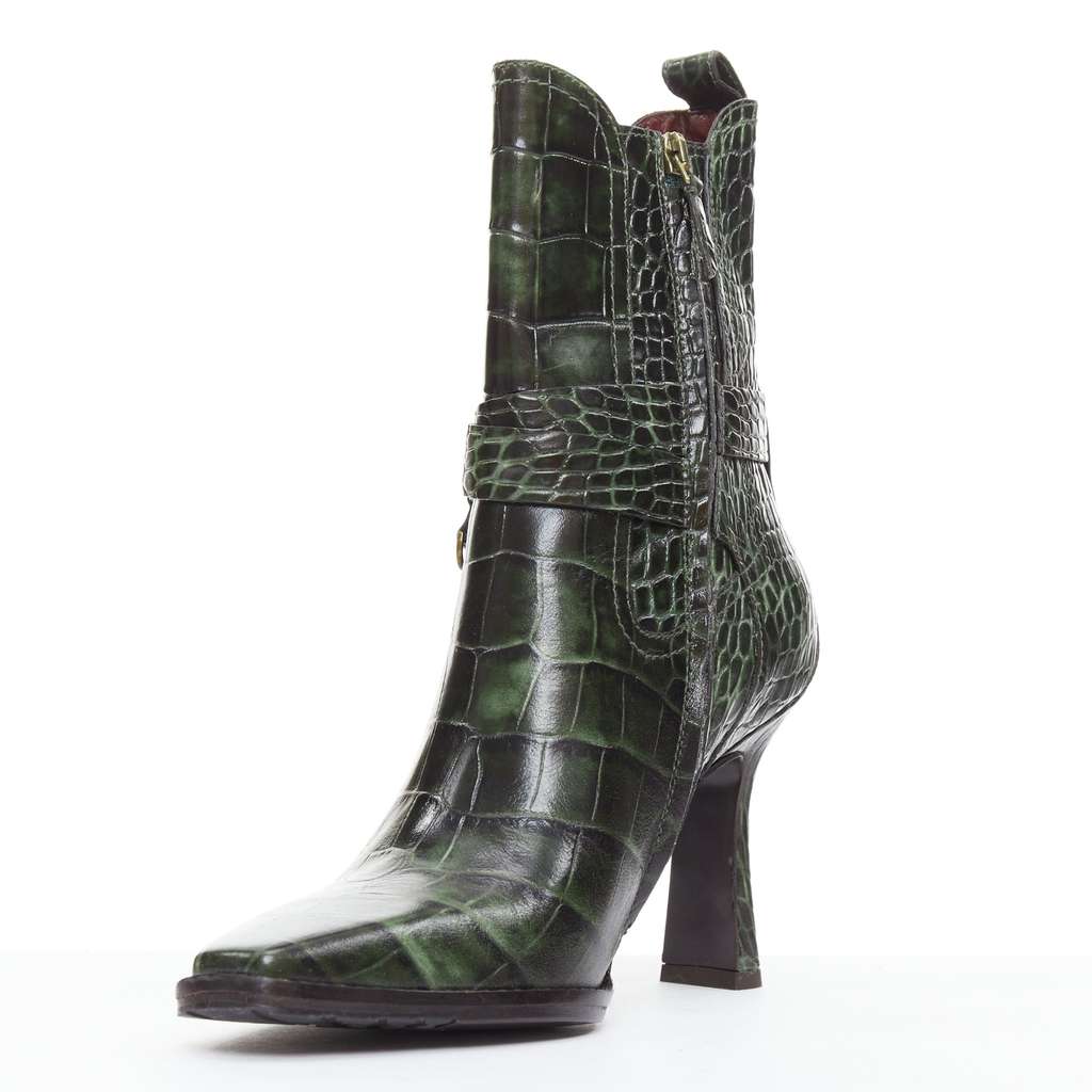 Sies Marjan Naomy 15BEC014 Green Leather Very good - Model View