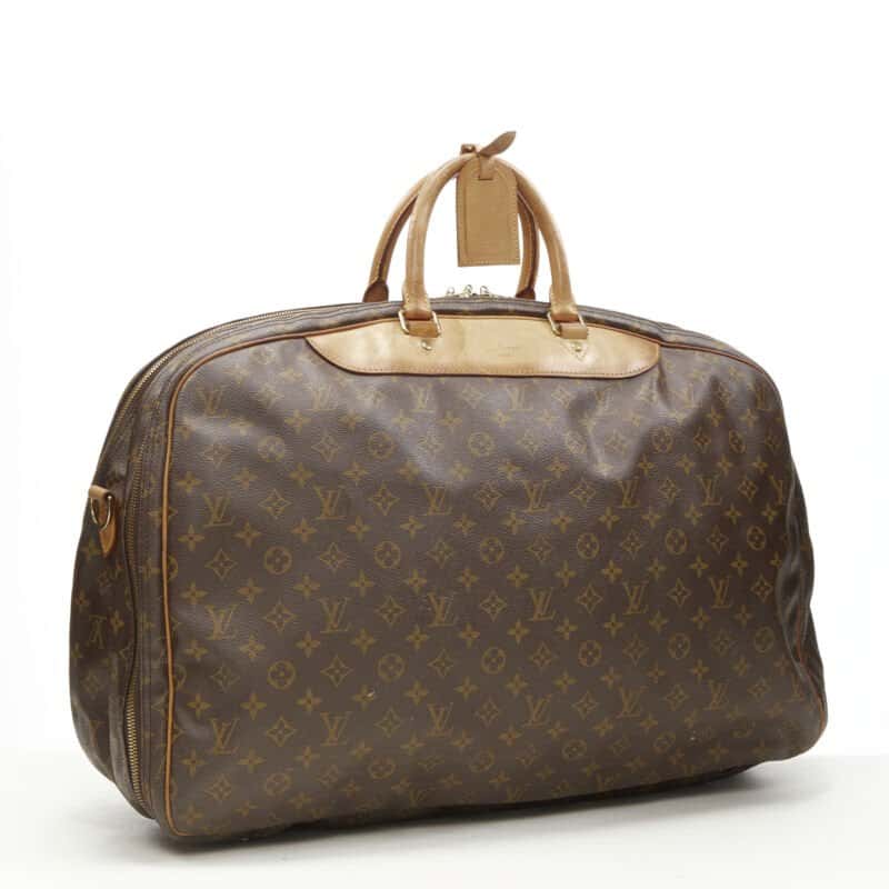 Louis Vuitton Monogram Trim Bag Brown Fair - Back View