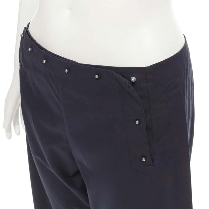 Jean Paul Gaultier Nautical Button Pants Navy Cotton Very good - Back View