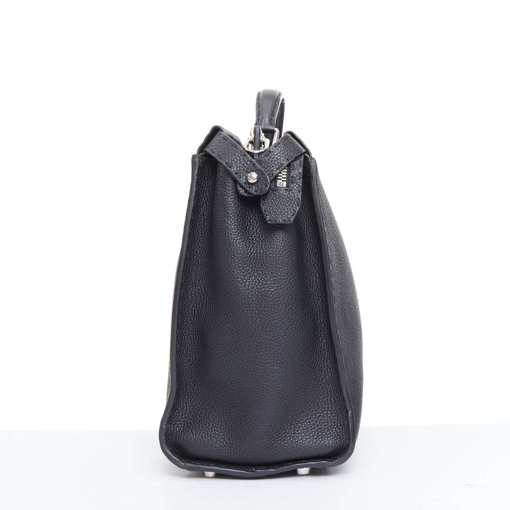 Fendi Peekaboo Black Leather Good - Model View