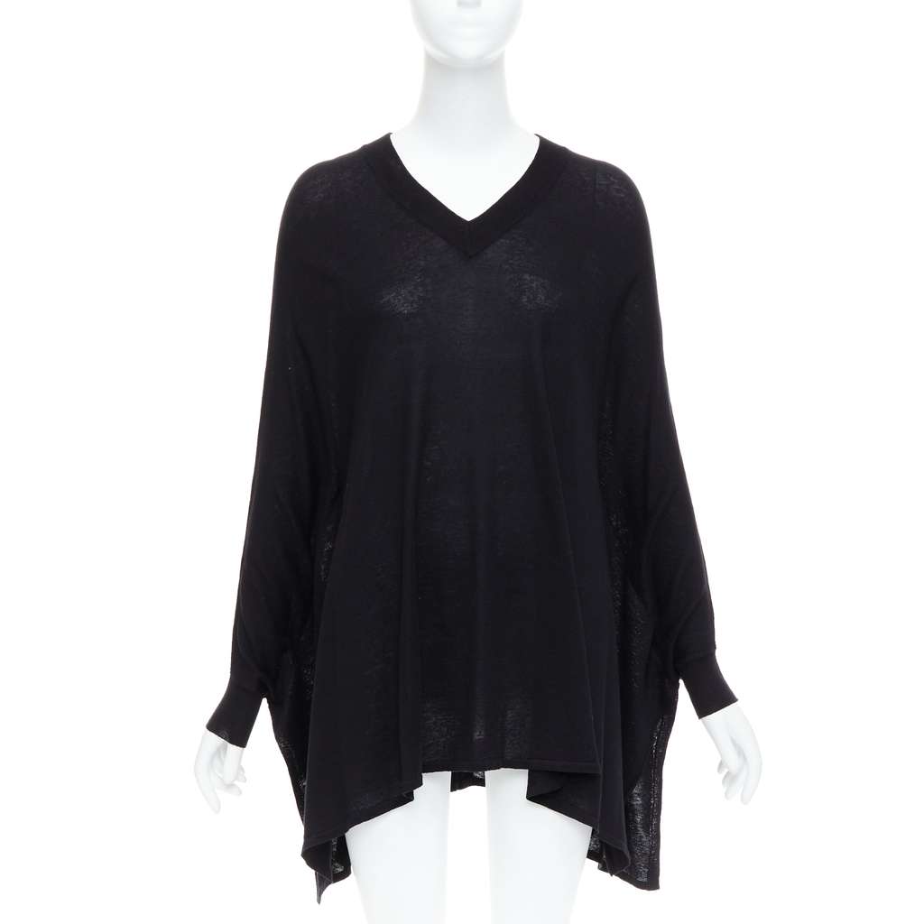 Maison Martin Margiela Batwing Pullover Sweater Grey Silk Never worn - Front View