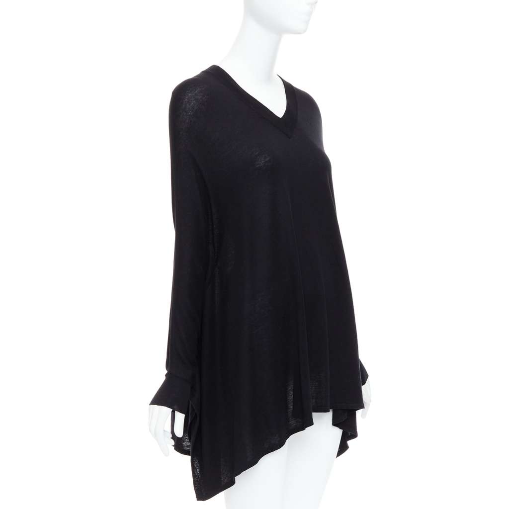 Maison Martin Margiela Batwing Pullover Sweater Grey Silk Never worn - Inside View