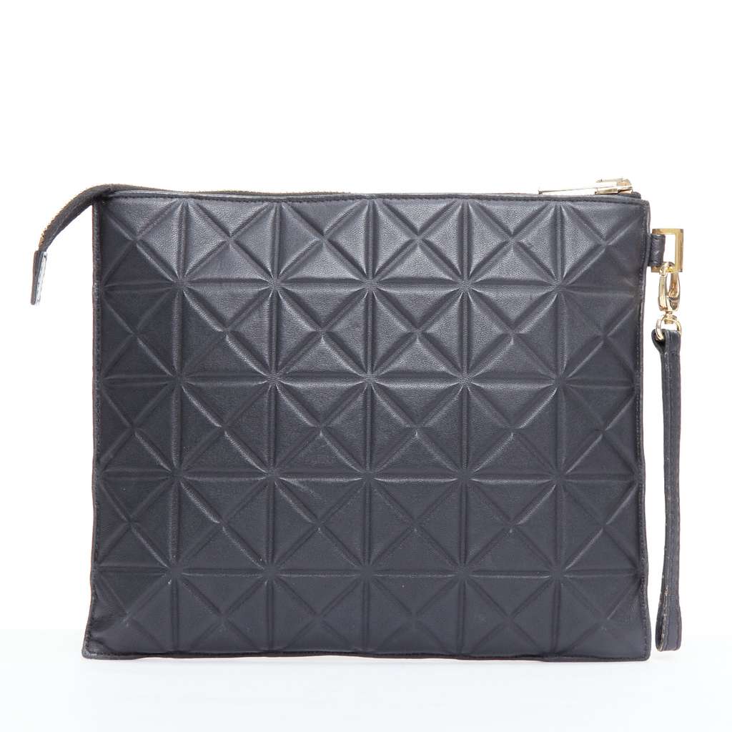 Gareth Pugh Flamenco Crossbody Bag Black Leather Good - Model View