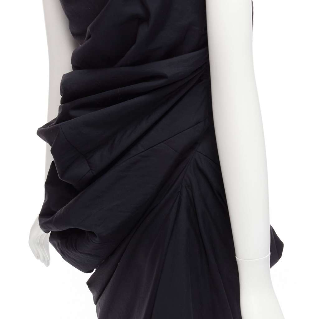 Comme Des Garcons Lumps Bumps Dress Black Polyester Very good - Back View