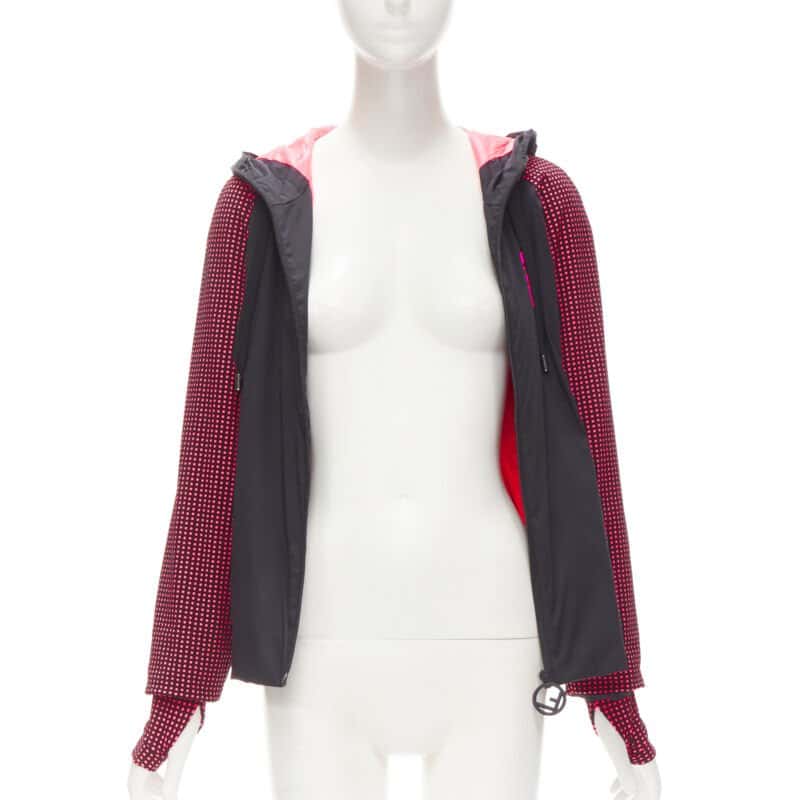 Fendi Black Pink Nylon Jacket Black Very good - Inside View