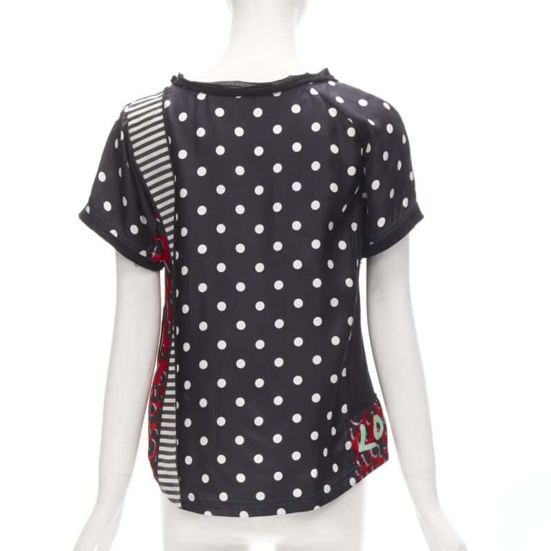Louis Vuitton Graffiti Leopard Tee Black Silk Very good - Box View
