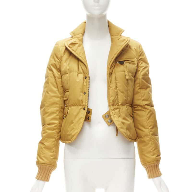 Dsquared2 Mustard White Goose Blazer Yellow Very good - Inside View