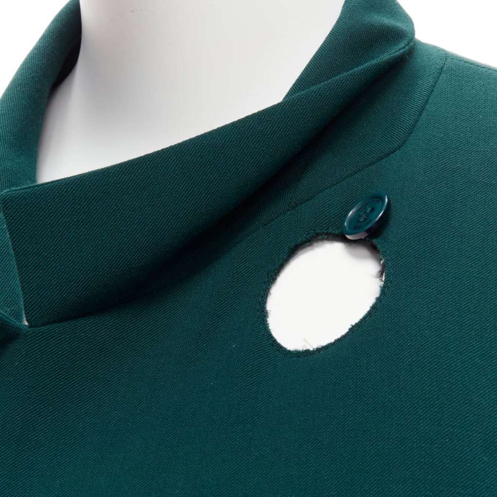 Vetements Logo Patch Blazer Green Polyester Never worn - Back View