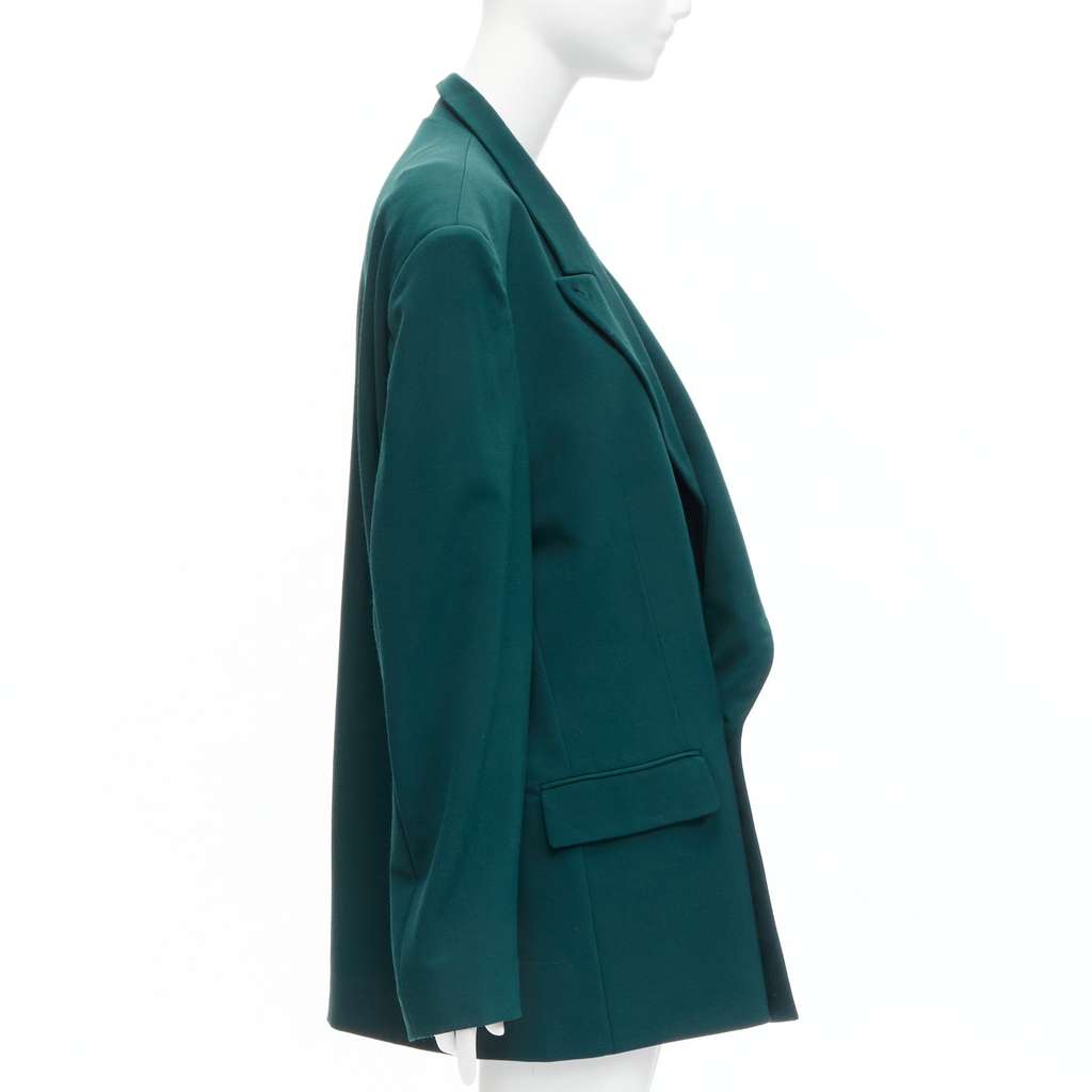 Vetements Logo Patch Blazer Green Polyester Never worn - Box View