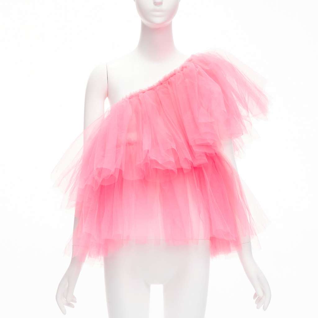 Molly Goddard Cascade Tulle Top Pink Never worn, with tag - Front View