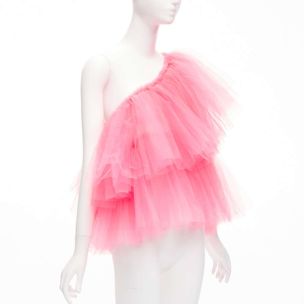 Molly Goddard Cascade Tulle Top Pink Never worn, with tag - Inside View