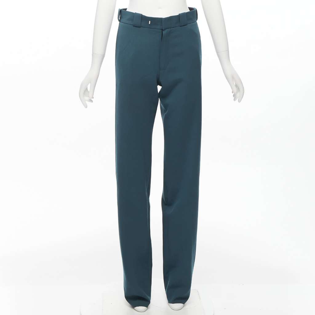 Vetements Green Cutout Pants Green Cotton Never worn, with tag - Inside View
