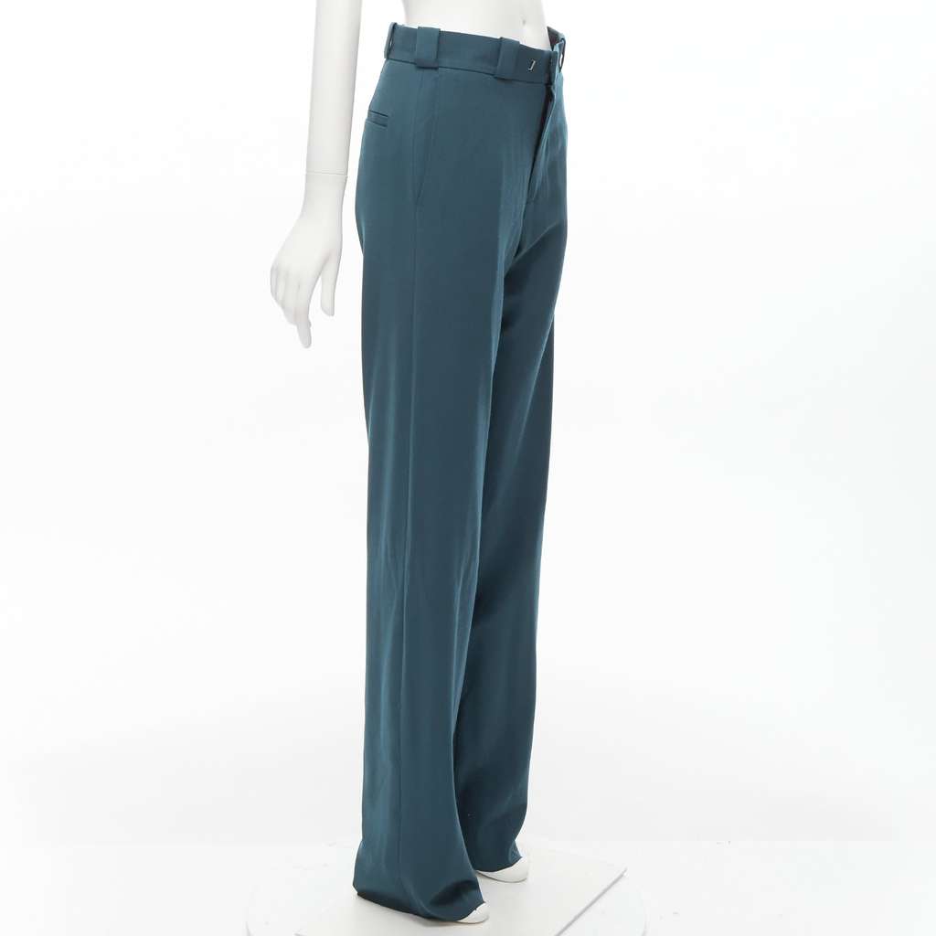 Vetements Green Cutout Pants Green Cotton Never worn, with tag - Model View